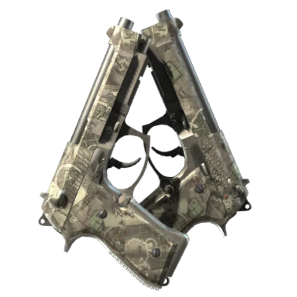 Dual Berettas | Heist (Well-Worn)