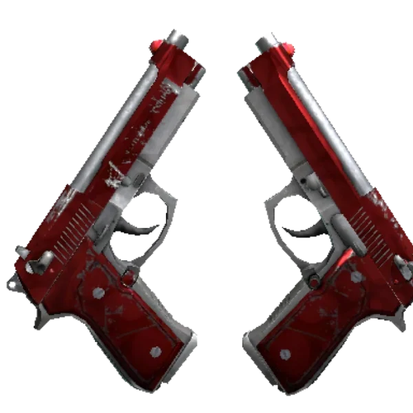 Dual Berettas | Hemoglobin (Field-Tested)