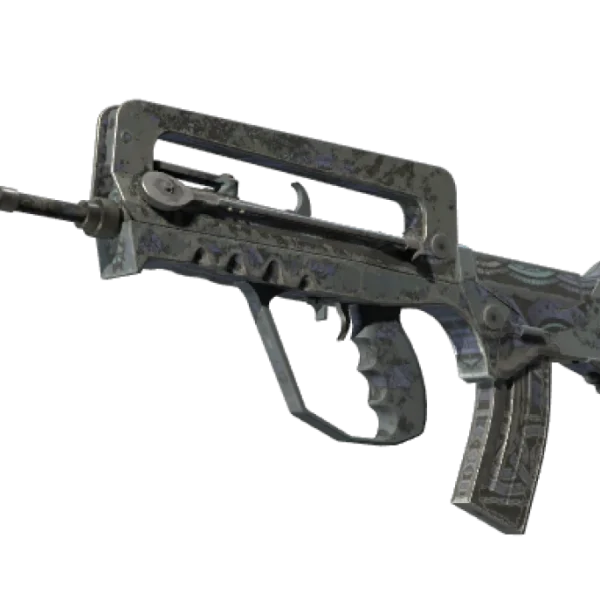 FAMAS | Night Borre (Battle-Scarred)