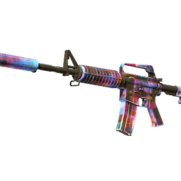 M4A1-S | Glitched Paint (Minimal Wear)