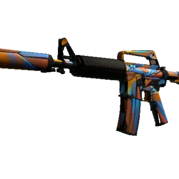 M4A1-S | Leaded Glass (Well-Worn)