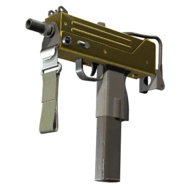 MAC-10 | Gold Brick (Minimal Wear)