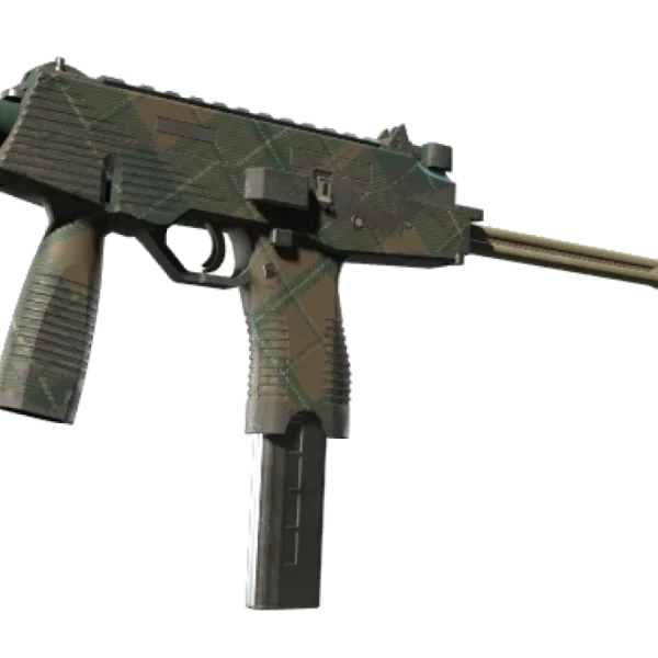 MP9 | Green Plaid (Well-Worn)