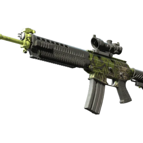 SG 553 | Lush Ruins (Well-Worn)