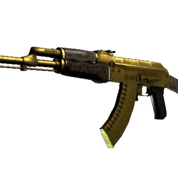 Souvenir AK-47 | Gold Arabesque (Battle-Scarred)