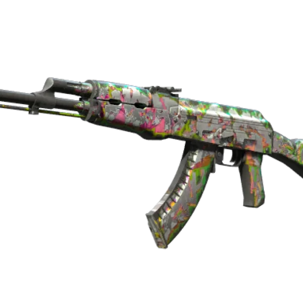 StatTrak™ AK-47 | Head Shot (Well-Worn)