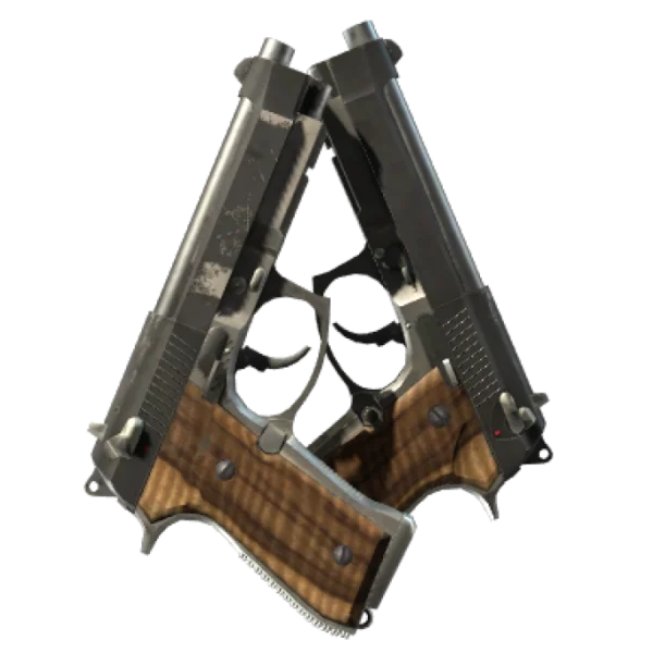StatTrak™ Dual Berettas | Black Limba (Field-Tested)