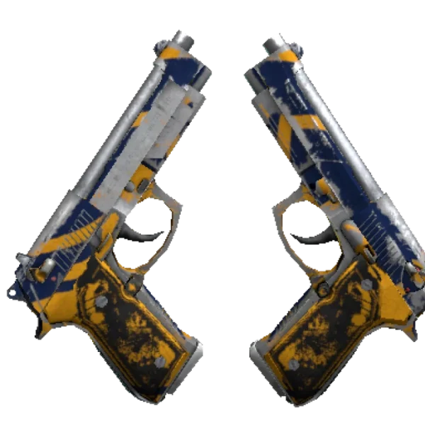 StatTrak™ Dual Berettas | Marina (Battle-Scarred)