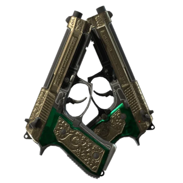 StatTrak™ Dual Berettas | Royal Consorts (Factory New)