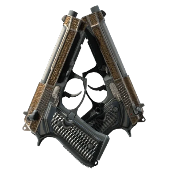 StatTrak™ Dual Berettas | Tread (Factory New)