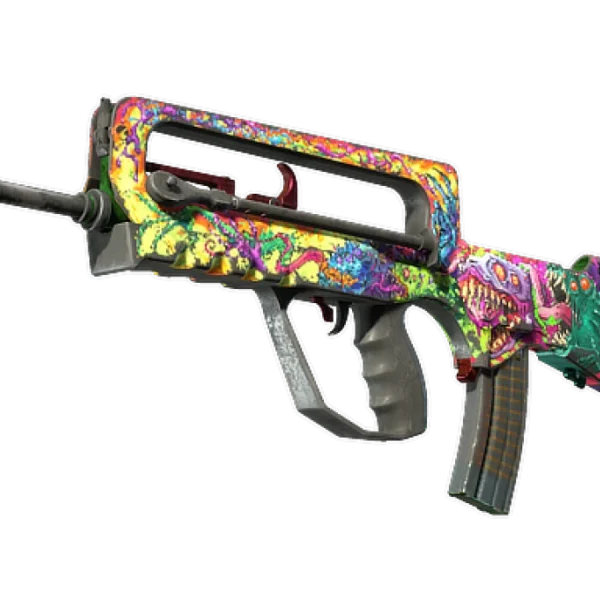 StatTrak™ FAMAS | Bad Trip (Battle-Scarred)