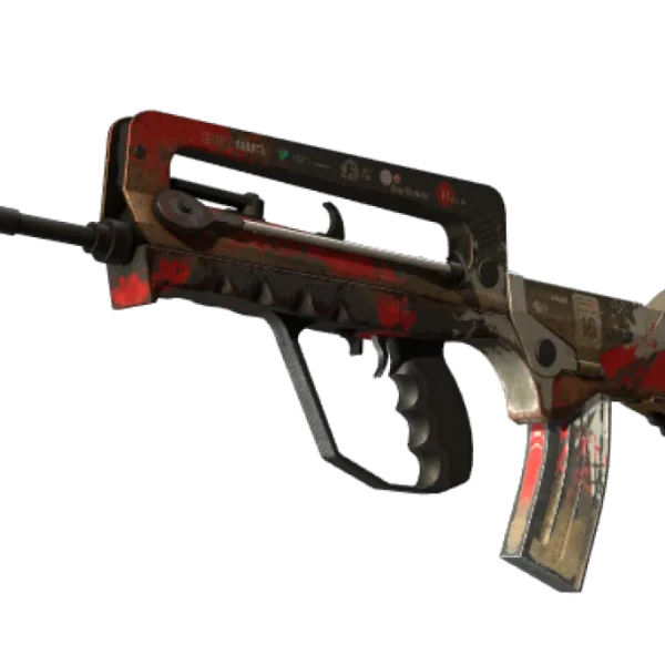 StatTrak™ FAMAS | Roll Cage (Battle-Scarred)