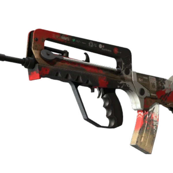 StatTrak™ FAMAS | Roll Cage (Well-Worn)