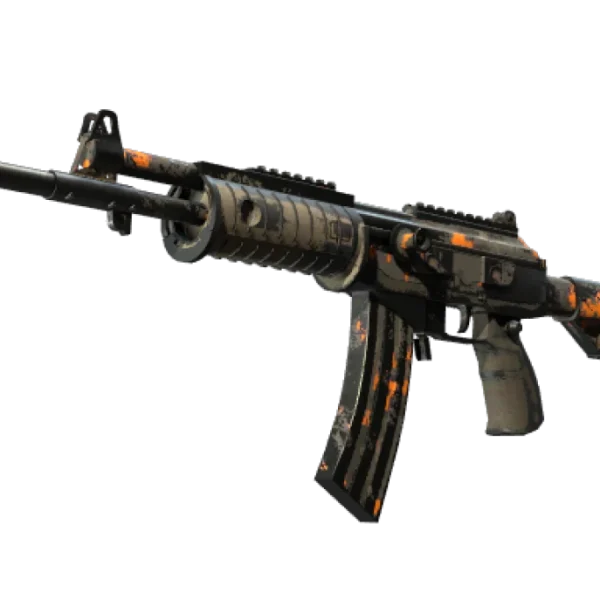 StatTrak™ Galil AR | Orange DDPAT (Battle-Scarred)