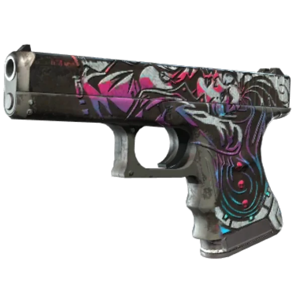 StatTrak™ Glock-18 | Neo-Noir (Battle-Scarred)