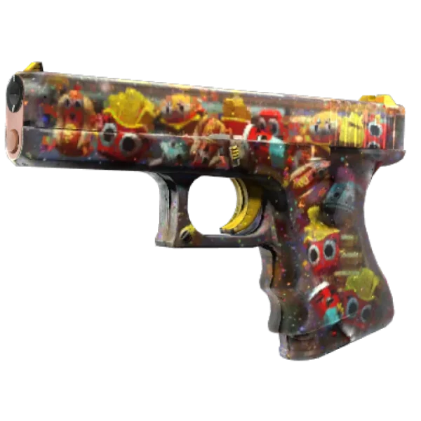 StatTrak™ Glock-18 | Snack Attack (Battle-Scarred)