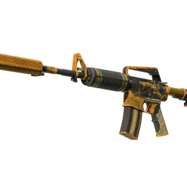 StatTrak™ M4A1-S | Golden Coil (Battle-Scarred)