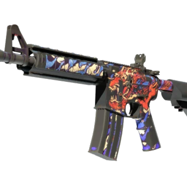 StatTrak™ M4A4 | 龍王 (Dragon King) (Battle-Scarred)