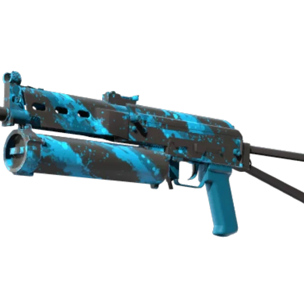 StatTrak™ PP-Bizon | Blue Streak (Minimal Wear)