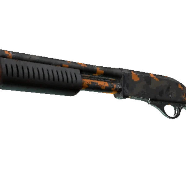 StatTrak™ Sawed-Off | Orange DDPAT (Well-Worn)