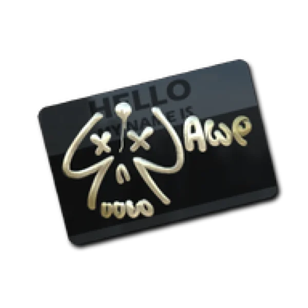 Sticker | Hello AWP (Gold)