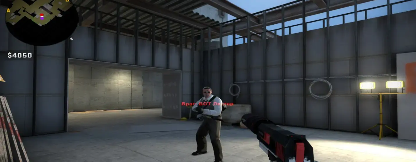 Enemy model in 4:3 ratio aspect in CS2