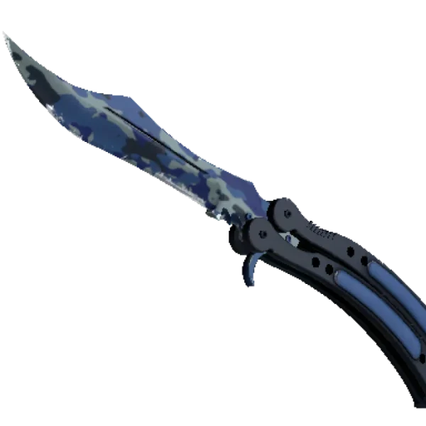 ★ Butterfly Knife | Bright Water (Well-Worn)
