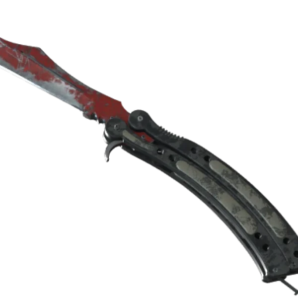 ★ Butterfly Knife | Crimson Web (Battle-Scarred)