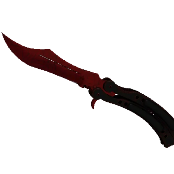★ Butterfly Knife | Crimson Web (Minimal Wear)