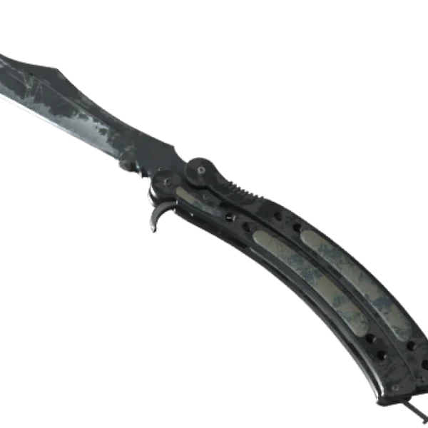 ★ Butterfly Knife | Night (Battle-Scarred)