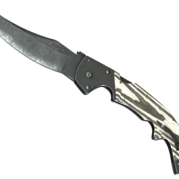 ★ Falchion Knife | Black Laminate (Minimal Wear)