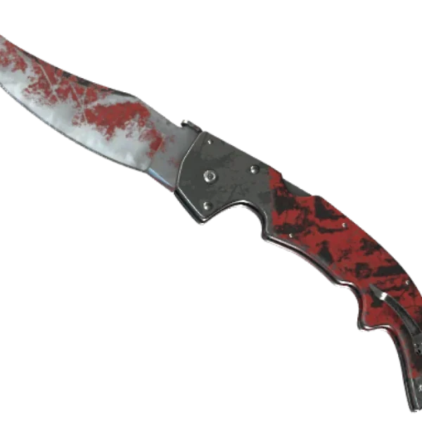 ★ Falchion Knife | Crimson Web (Battle-Scarred)