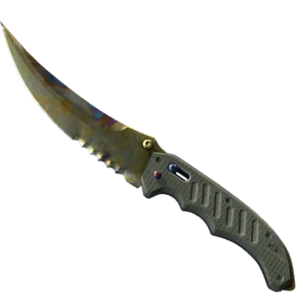★ Flip Knife | Case Hardened (Battle-Scarred)