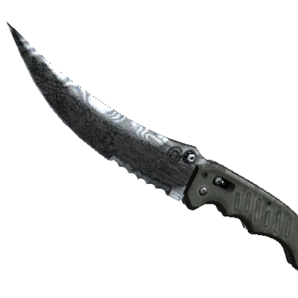 ★ Flip Knife | Damascus Steel (Battle-Scarred)