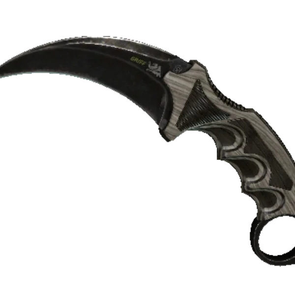 ★ Karambit | Black Laminate (Battle-Scarred)