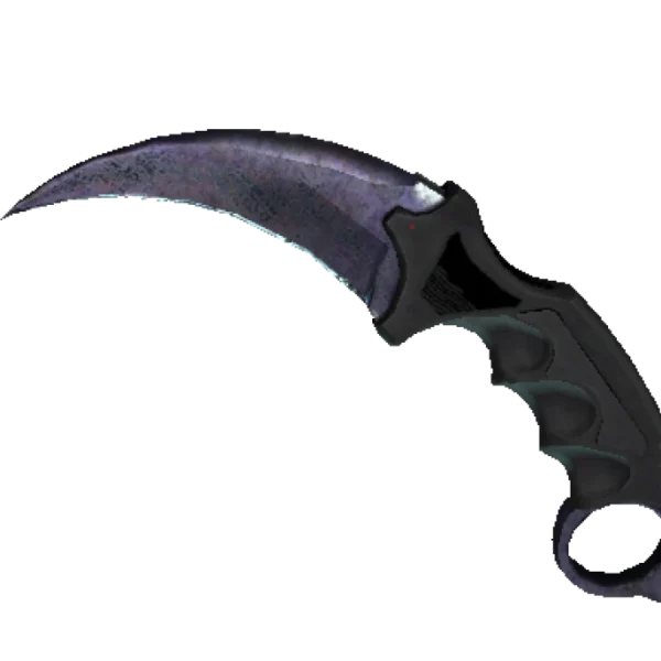 ★ Karambit | Blue Steel (Battle-Scarred)