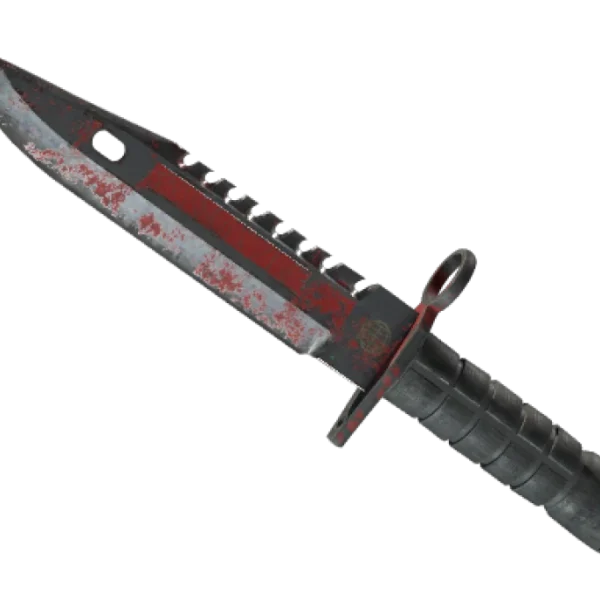 ★ M9 Bayonet | Crimson Web (Battle-Scarred)