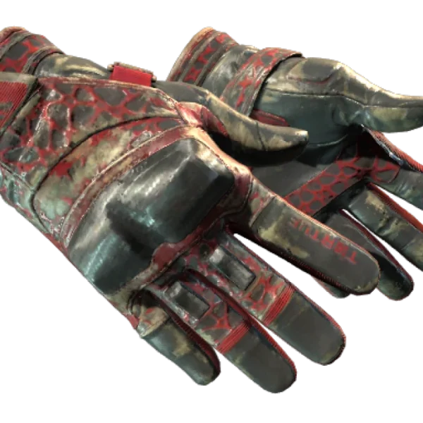★ Moto Gloves | Blood Pressure (Battle-Scarred)
