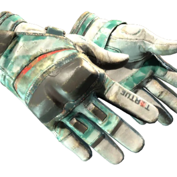 ★ Moto Gloves | Spearmint (Battle-Scarred)