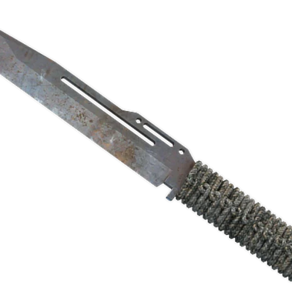 ★ Paracord Knife | Rust Coat (Well-Worn)