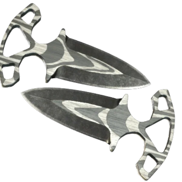 ★ Shadow Daggers | Black Laminate (Well-Worn)