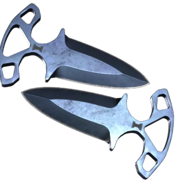 ★ Shadow Daggers | Blue Steel (Battle-Scarred)