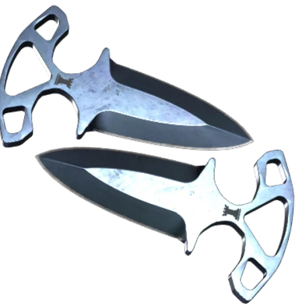 ★ Shadow Daggers | Blue Steel (Well-Worn)