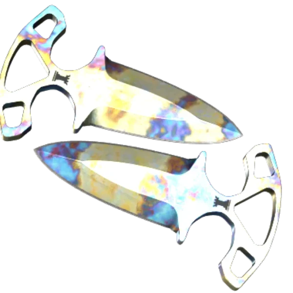 ★ Shadow Daggers | Case Hardened (Well-Worn)