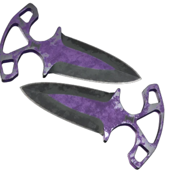 ★ Shadow Daggers | Ultraviolet (Battle-Scarred)