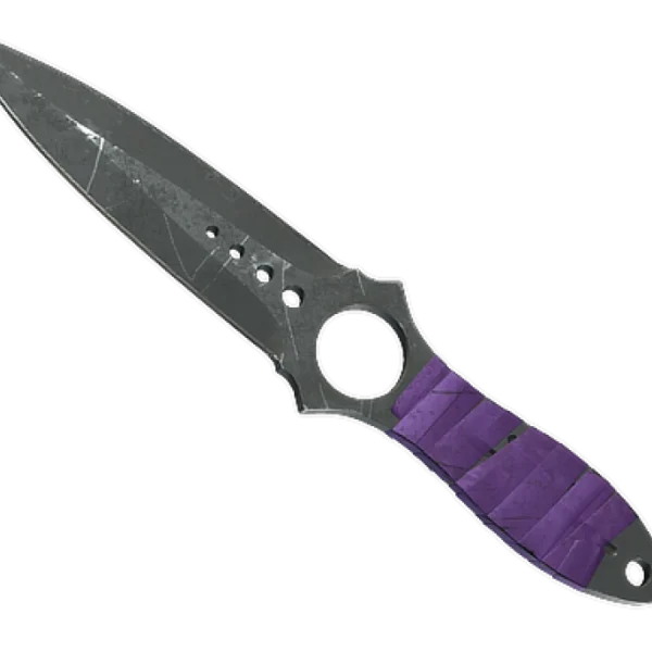 ★ Skeleton Knife | Ultraviolet (Battle-Scarred)