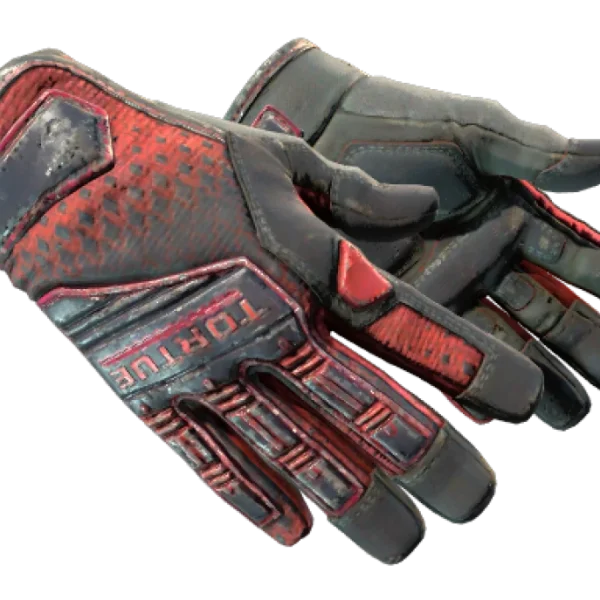 ★ Specialist Gloves | Crimson Kimono (Battle-Scarred)