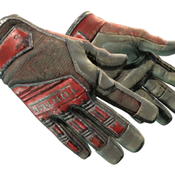 ★ Specialist Gloves | Crimson Web (Battle-Scarred)