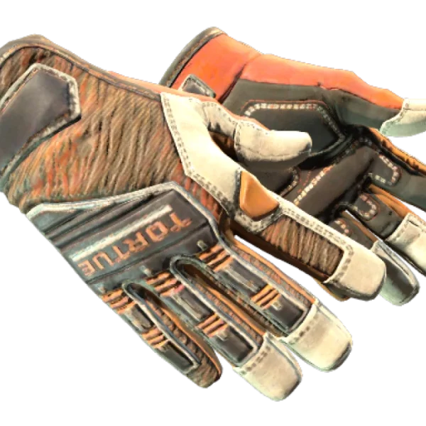 ★ Specialist Gloves | Tiger Strike (Well-Worn)