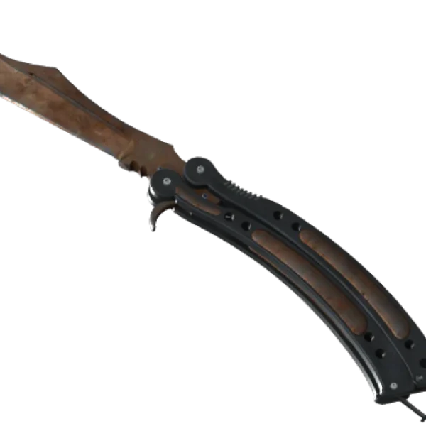 ★ StatTrak™ Butterfly Knife | Rust Coat (Battle-Scarred)